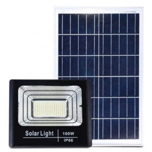 Solar Light 100W LED Dusk to Dawn Floodlight