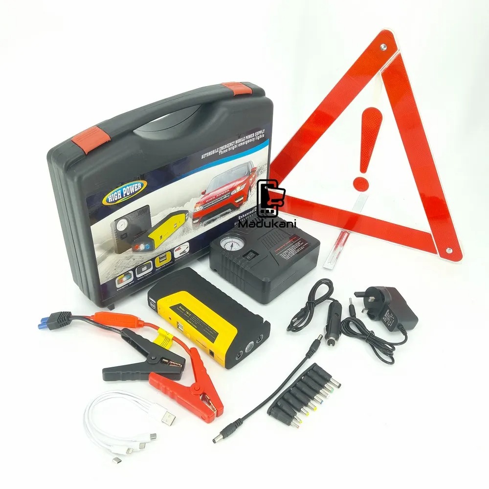 Car Jump Starter & Air Compressor – 2-in-1 Auto Power Tool - Image 4