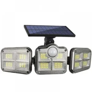 3-Heads Solar Lamp – Outdoor Wireless Lighting